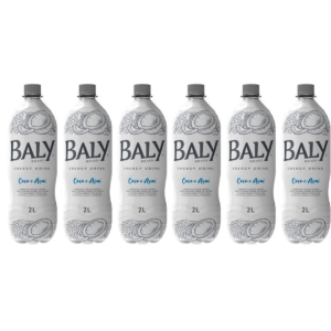 Energético Baly Coco e Açai Pet 2 Litros – Fardo com 6 Unidades